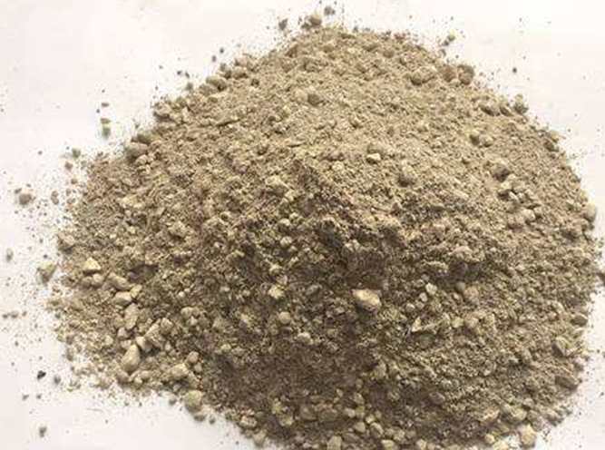 Dry material for tundish working layer